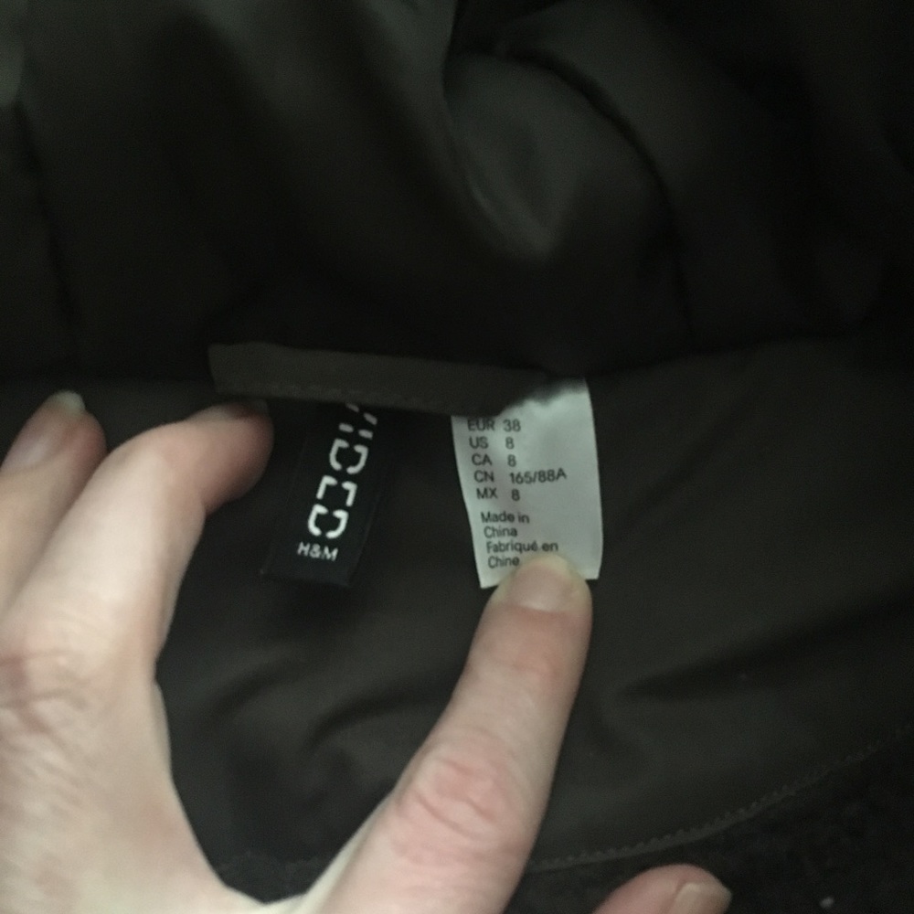 SOLD!!! H&M military green insulate parka - Picture 6 of 8